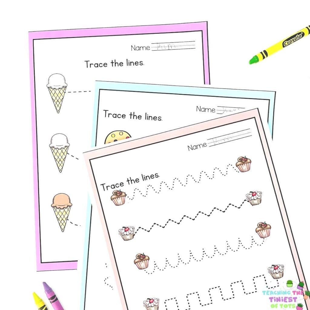 Preschool activities preschool tracing fine motor printable pa